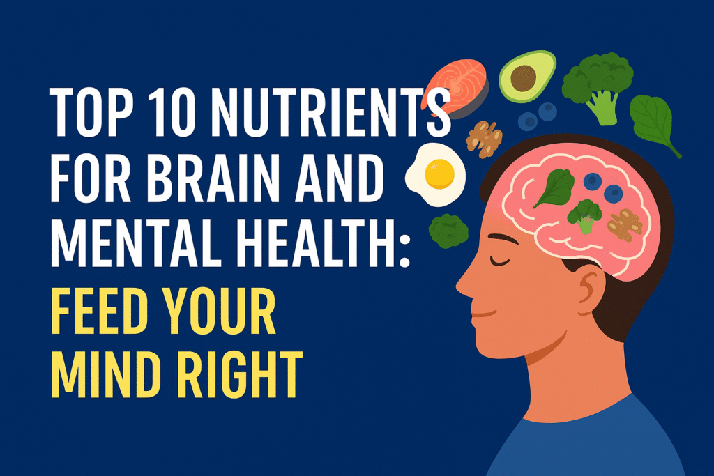 Top 10 Nutrients for Brain and Mental Health: Feed Your Mind Right